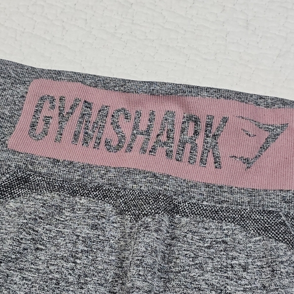 Gymshark Flex Seamless Leggings Grey Contour Athletic High Waist - Picture 7 of 7